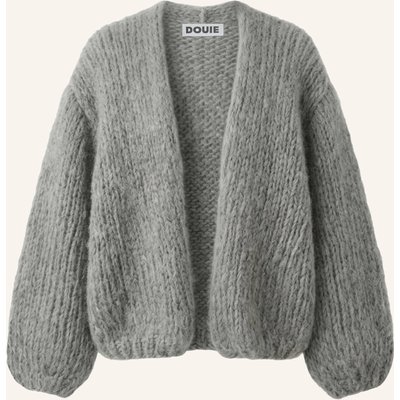 Douie Strickjacke Toni Mit Mohair grau