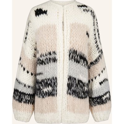 Douie Strickjacke Ninon Aus Cashmere weiss