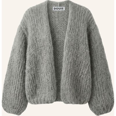 Douie Strickjacke Toni Mit Mohair grau