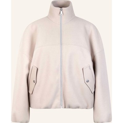 White Label Jacke Blouson In Wolloptik beige
