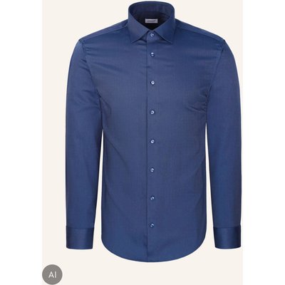 Seidensticker Business Hemd Shaped Fit blau