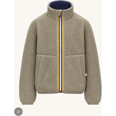 K-Way Funktionsjacke P. Pascal Sherpa Polar Double Zum Wenden gruen
