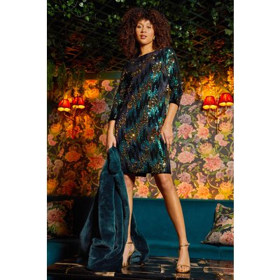 Sequin Shimmer Velvet Dress Sequin Shimmer Velvet Dress