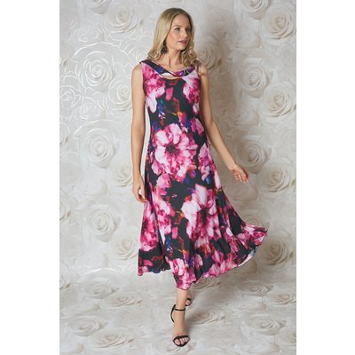 Floral Print Chiffon Dress Floral Print Chiffon Dress
