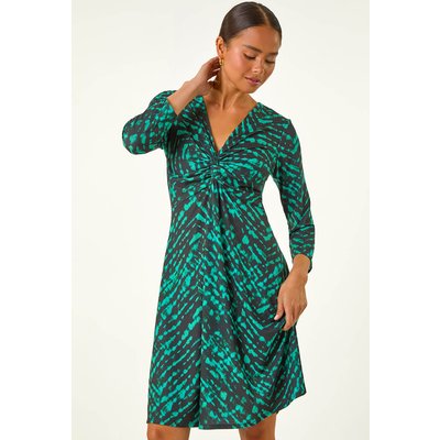 Abstract Twist Front Dress Abstract Twist Front Dress