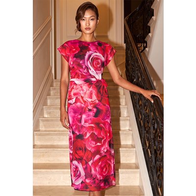 Floral Print Twist Detail Dress Floral Print Twist Detail Dress