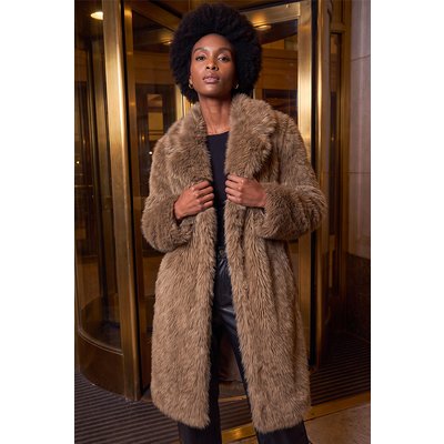 Premium Faux Fur Coat Premium Faux Fur Coat
