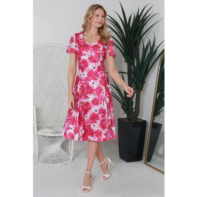 Floral Lace Panel Dress Floral Lace Panel Dress