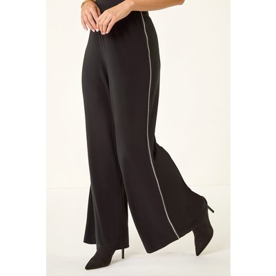 Side Trim Wide Leg Trouser Side Trim Wide Leg Trouser