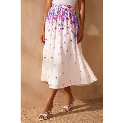 Floral A-Line Skirt Floral A-Line Skirt