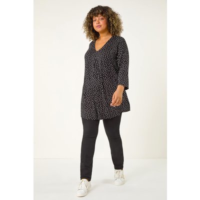 V-Neck Spot Print Tunic V-Neck Spot Print Tunic