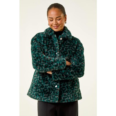 Leopard Faux Fur Coat Leopard Faux Fur Coat
