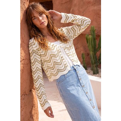 Textured Shimmer Wave Shrug Textured Shimmer Wave Shrug