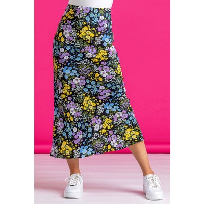 Floral Print Jersey Skirt Floral Print Jersey Skirt