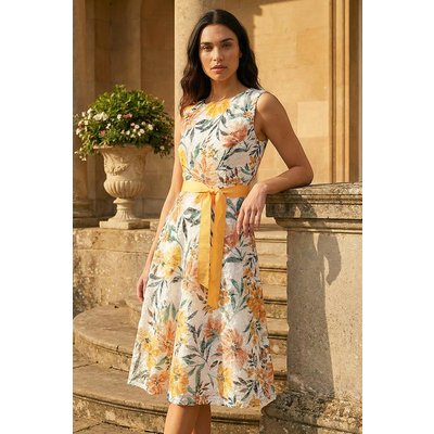 Floral Print Lace Stretch Dress Floral Print Lace Stretch Dress