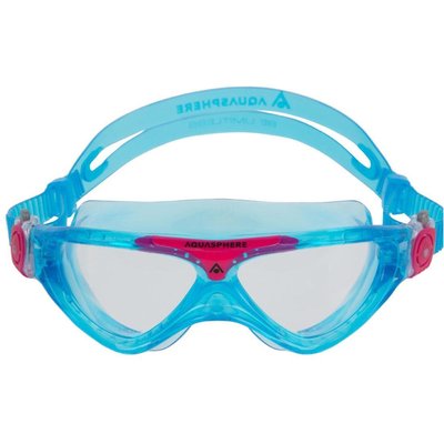 AQUA SPHERE VISTA JUNIOR TRANSPARENTE SCHWIMMBRILLE - TÜRKIS/ROSA