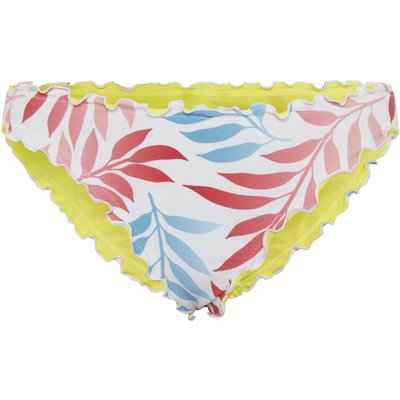 Bikinihose mit gerüschten Säumen