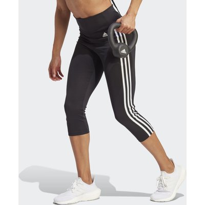 Designed to Move High-Rise 3-Streifen Sport 3/4-Leggings