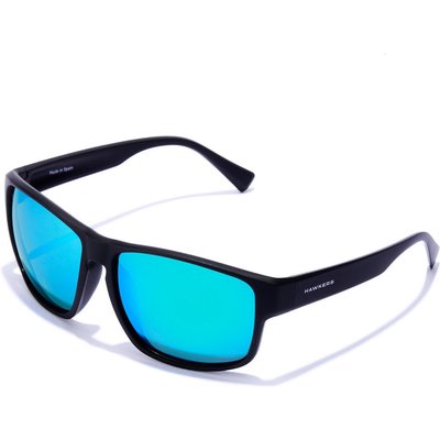 HAWKERS - Sonnenbrillen für Herren und Damen POLARIZED BLACK EMERALD FASTER RAW