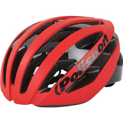 LIGHT PRO Fahrradhelm für Straße & MTB Rot matt/glanz schwarz