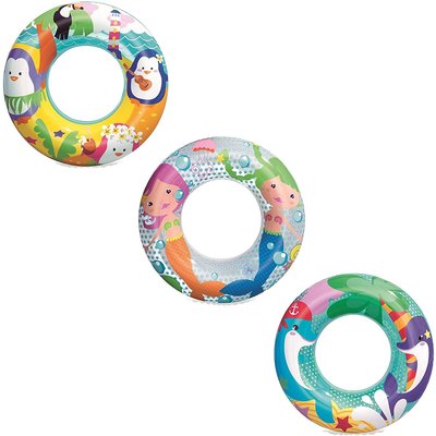 Aufblasbares Schwimmrad für Kinder BESTWAY 51 cm Delfin