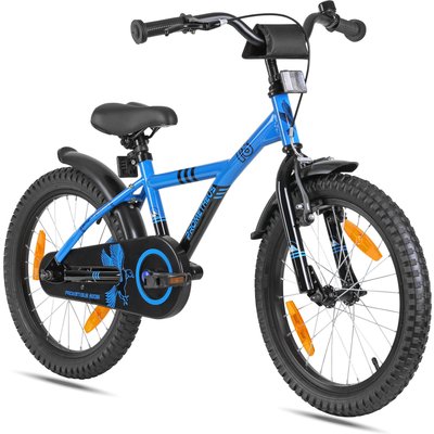 Kinderfahrrad 18 Zoll ab 5 Jahren Blau-Schwarz – Rücktritt & V-Brake