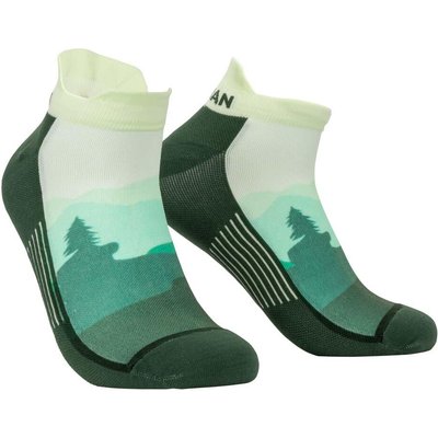 Niedriggeschnittene Socken - Erwachsene - Laufen - Adventure speed GRÜN