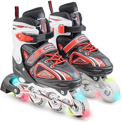 Apollo Super Blade LED ABEC7 Inlineskates für Kinder verstellbar