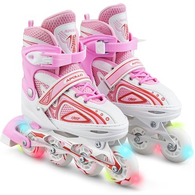 Apollo Super Blade LED ABEC7 Inlineskates für Kinder verstellbar
