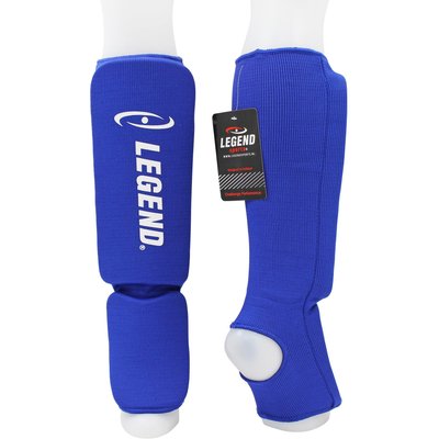 Schienbeinschoner Legend Easy Kinder/Erwachsene Blau Elastisch
