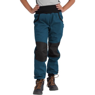 Softshell-Hose mit Fleece für Kinder Street Strong, Kobalt