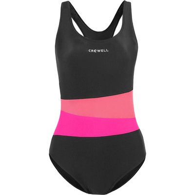Damen-Badeanzug CROWELL Lola - 80% Polyamid 20% Elastan, UPF 50+ Schutz