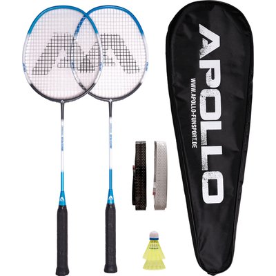 Apollo Badminton Set Match Pro 800 – 2 Schläger, Bälle & Tragetasche