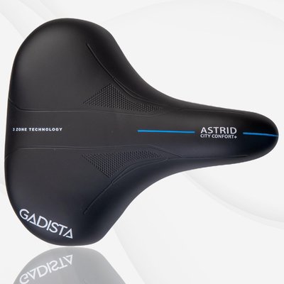 GADISTA Frankreich, Fahrradsattel ASTRID - Bequem, made in ITALIEN - 3ZONES Tech