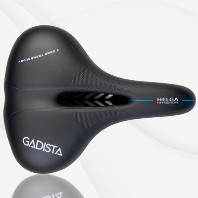 Fahrradsattel HELGA, Ultrabequem, handgefertigt in ITALIEN, patentierte 3ZONE