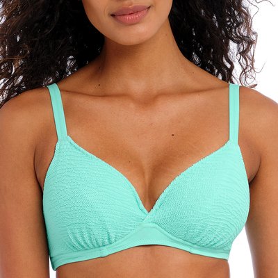 Texturiertes Bikini-Oberteil mit Bügeln Ibiza waves