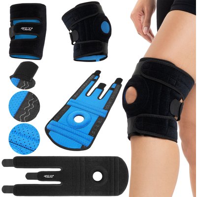 4FIZJO Knieorthese – kurzer Knie-Stabilisator Universal