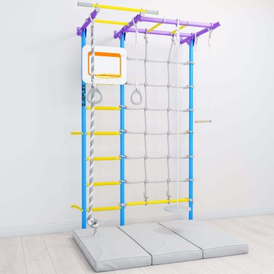 Kinder - fitness - sprossenwand - ClimbMaxx M4, blau