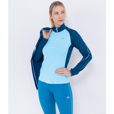 Damen AMALIA Warmes Laufshirt mit Zip | Nachhaltig & fair