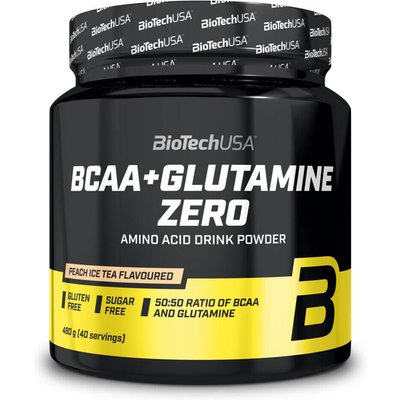 Bcaa - Bcaa + Glutamin Zero (480g) - Ice Tea Pfirsich