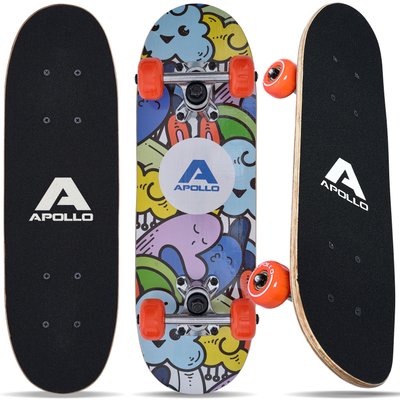 Apollo Kinder Skateboard 51 cm – Komplettboard für Anfänger