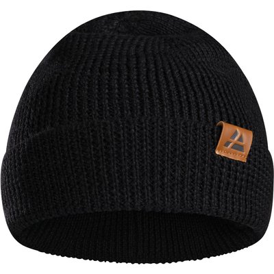 Beanie Merino schwarz