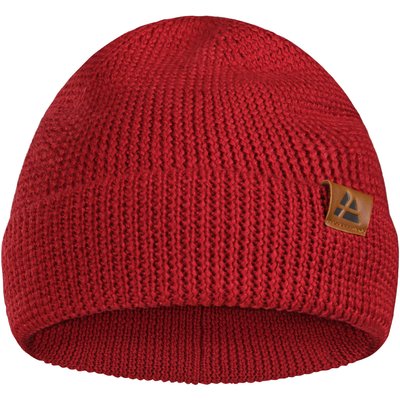 Beanie Merino rot