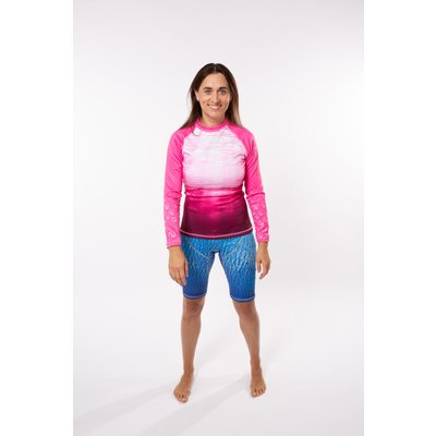 Mermaid Protector Rashguard "OCEAN DNA" Pink
