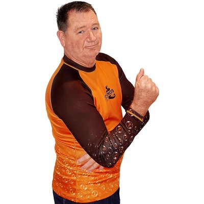 Oceanos Rashguard "OCEAN DNA" Orange