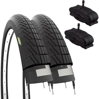 2 Reifen 16x1.75 (47-305)+Schläuche, Reifen Rad Kinder 16 x 1.75 Citybike EV