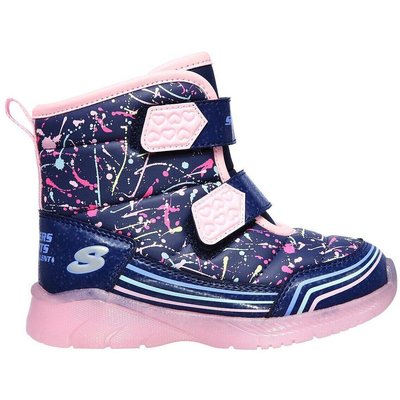 Stiefel Skechers Lights Illumi, Lila, Kinder