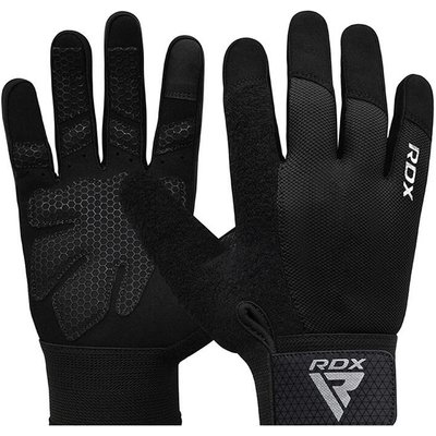 FITNESS-GEWICHTHEBEHANDSCHUHE W1 FULL BLACK PLUS-M
