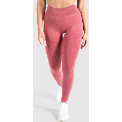 Damen Leggings Batik Scrunch Rot