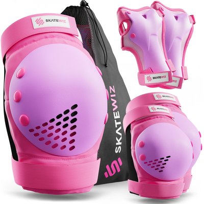 Protektoren Kinder Schoner Set Skateboard - Knieschoner, Ellenbogen, Handschoner